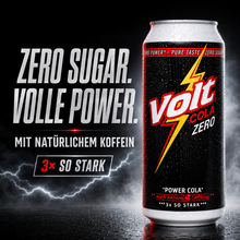VOLT Cola Zero – Zero Sugar, volle Power, natürliches Koffein