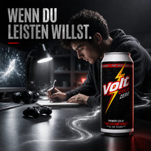VOLT Cola Zero – Power für Gaming, Lernen und lange Sessions